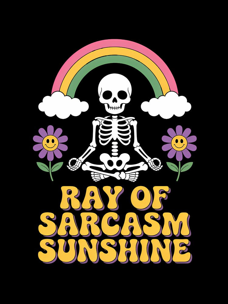 Sarcastic Gothic Funny Skeleton by unlehorbuson