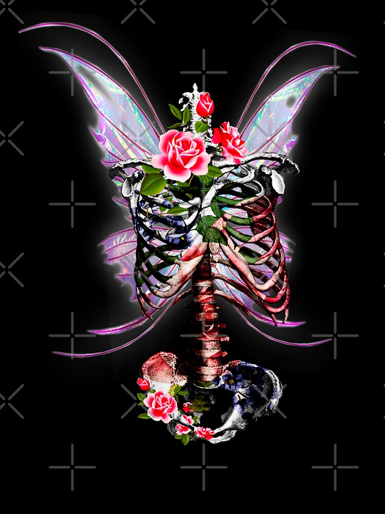 Skeleton Fairy Grunge Fairycore Aesthetic Gothic Cottagecore by Gothic Fantasy