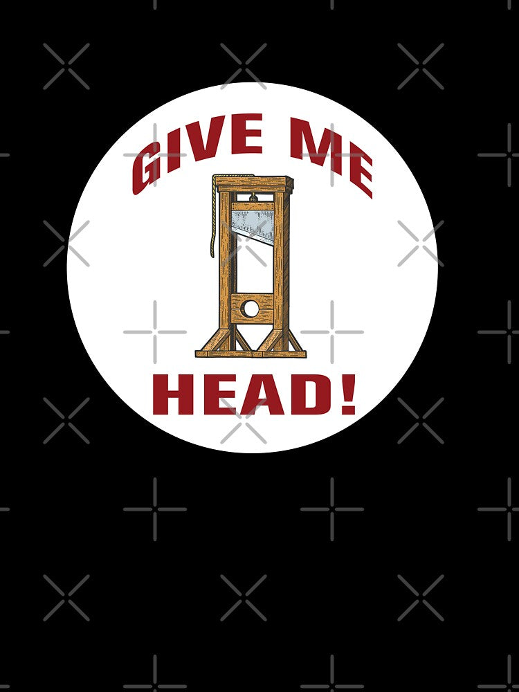 ive Me Head! – Dark Humor Guillotine Sticker by PIXEL POP DESIGNS - Beyond the Norm!