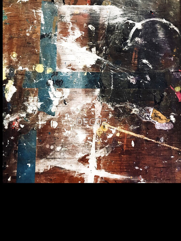Urban Industrial Back Street Art Scene Contemporary Abstract by DEC02