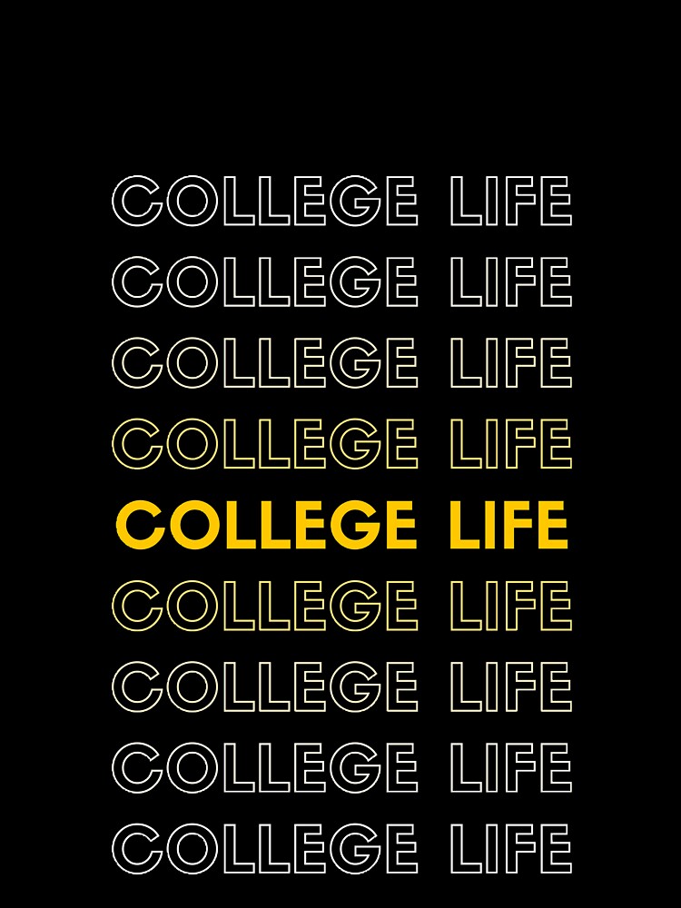 College life T-shirt by NouraDesignSA