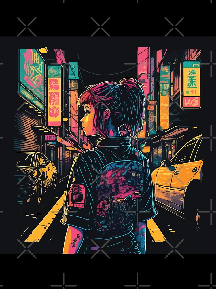 Japanese Street Cyberpunk Tokyo Streetwear by vectrus
