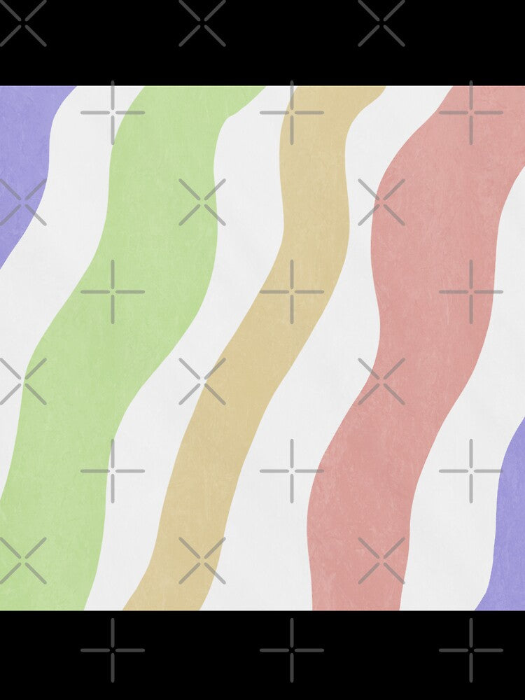 Aesthetic Retro Vintage Colorful lines by EvgeniiV