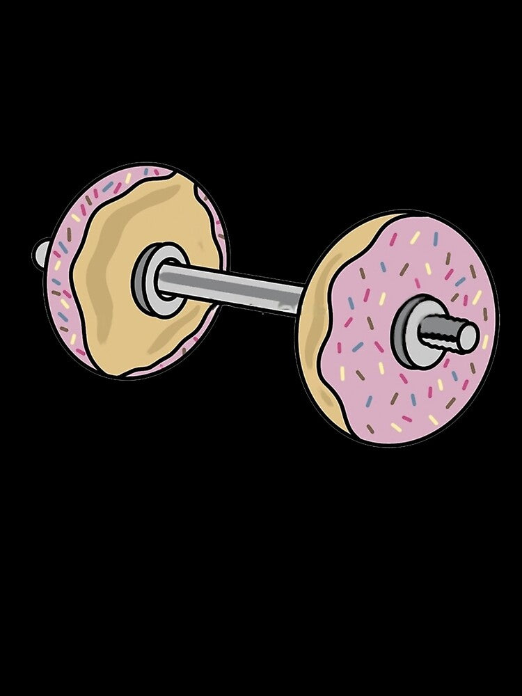Donut barbell meme, Donut barbell stickers, Donut barbell shirt For Mom Dad Kids by yota habi