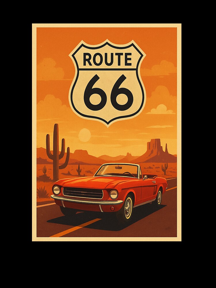 Route 66 Retro: Legendary Highway by DesignShopAD