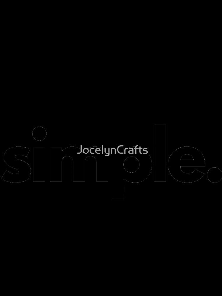 simple minimalism by JocelynCrafts
