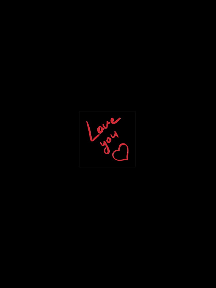 minimal Love you design by FutureNest