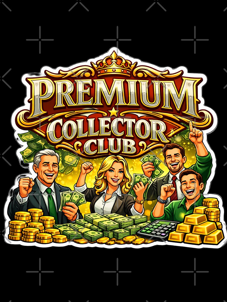 Premium Collector Club Cartoon | Options Trader Premium Seller by VolatilityEdge