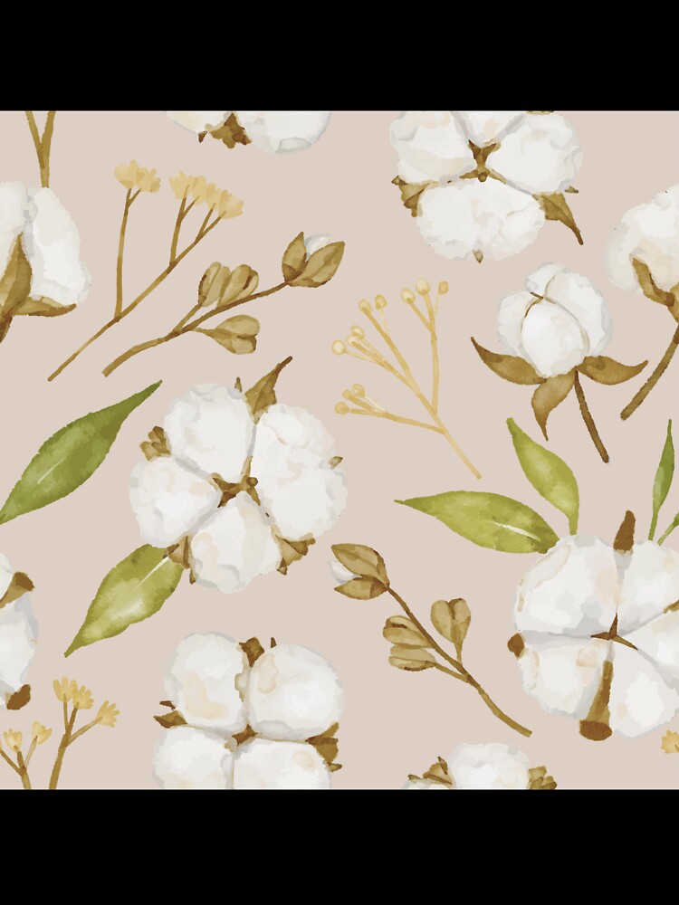 Soft Cotton Flowers Design by antevasinart