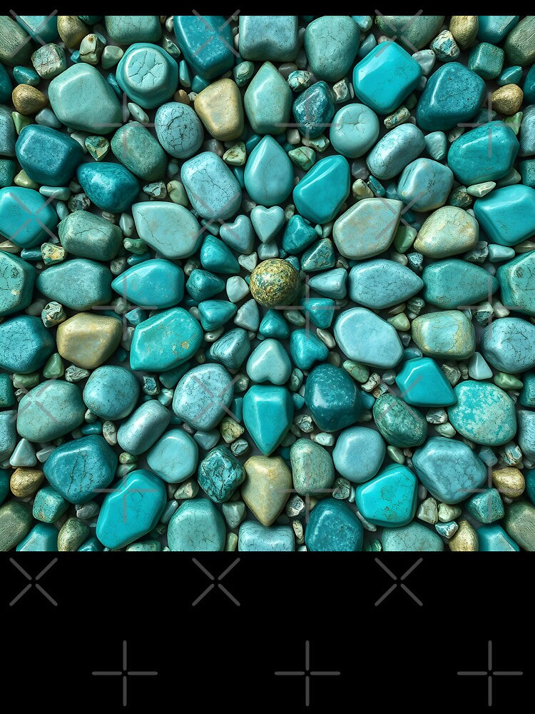 Turquoise Stone 2 by HebaRK Studio