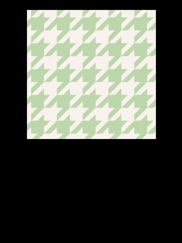 Mint Cream Houndstooth by curtjankadesign