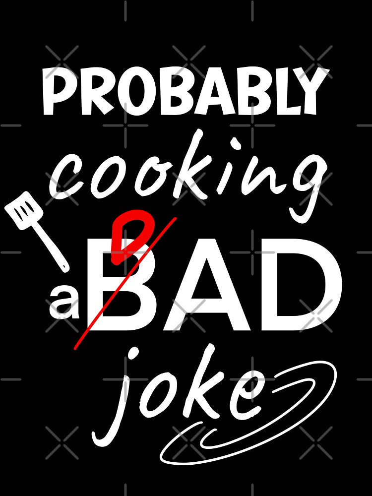 Dad jokes probably cooking a bad dad joke - Only on dark pieces by mcb-jp