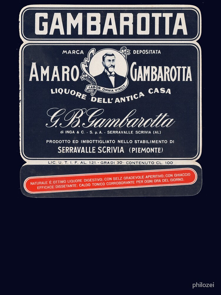 Amaro Gambarotta, old italian liquor by philozei