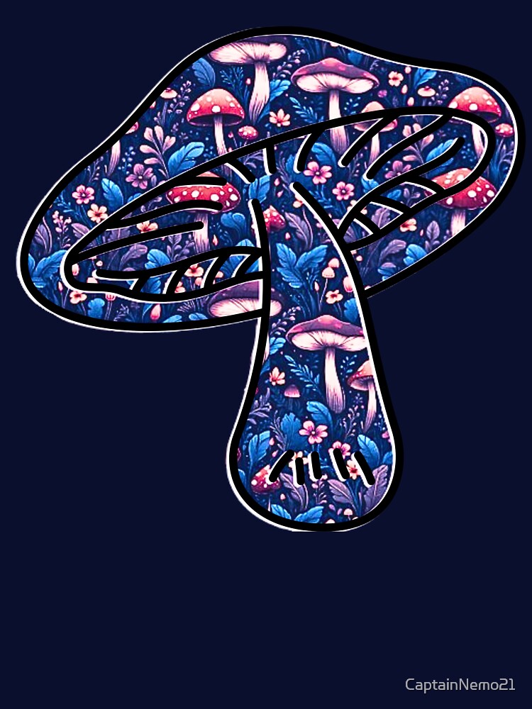 Dark Cottagecore Moonlight Mushroom by CaptainNemo21