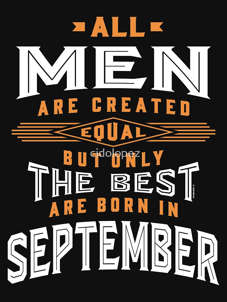 Men Born In September by cidolopez