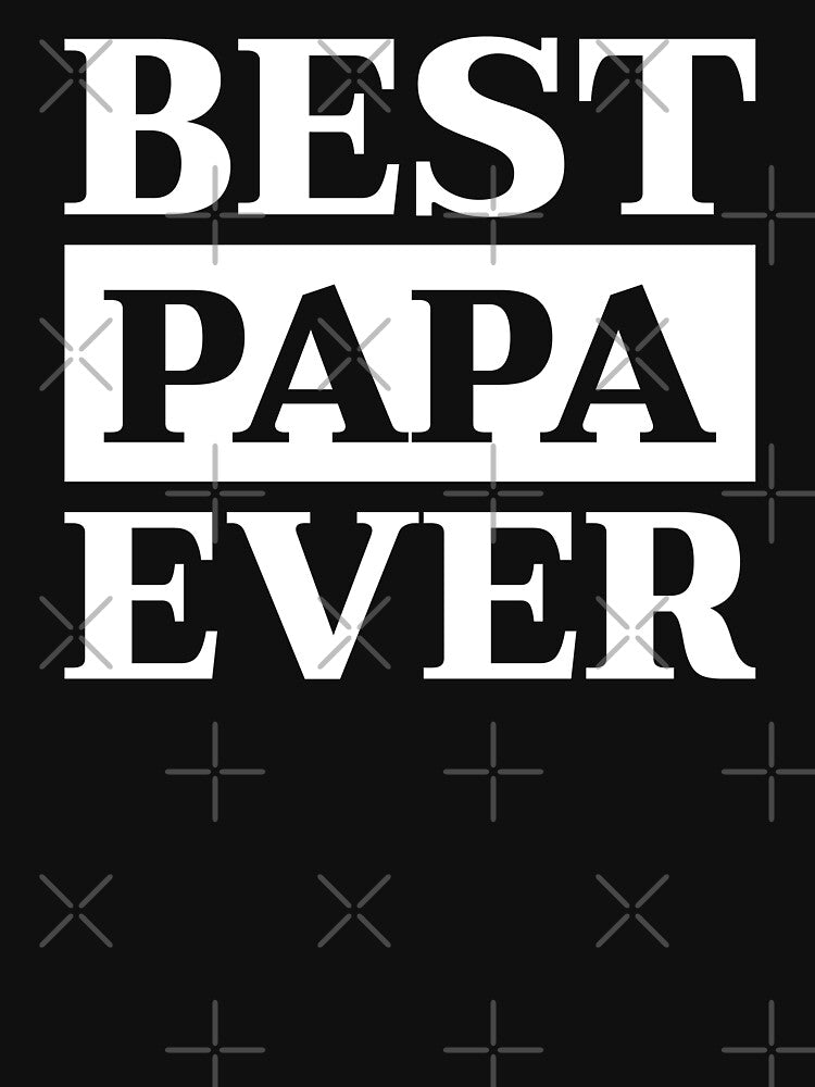 Best Papa Ever. Fathers Day Shirt. Dad Jokes. Father Sticker. Funny Dad Gift. Husband Gift. Gift for Father. Papa Gift. Home & Living. by Aknarin Thika