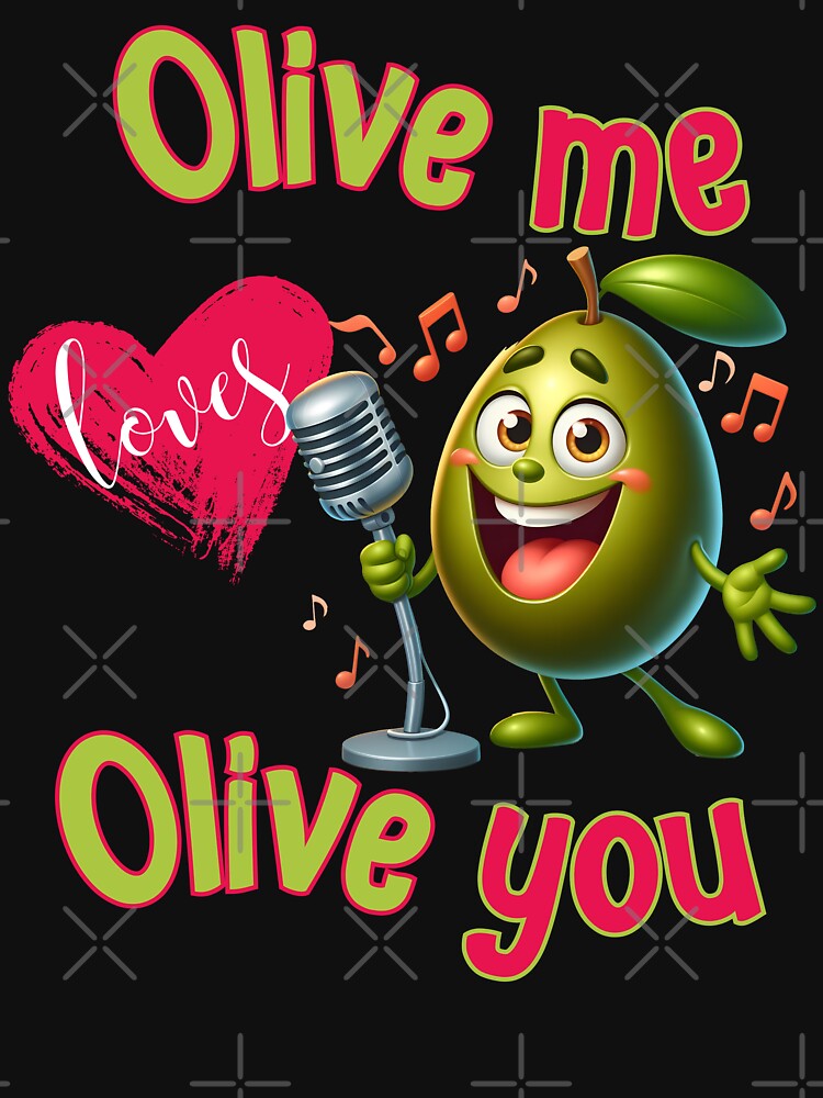 Olive Me Loves Olive You Funny Cartoon by André Botes