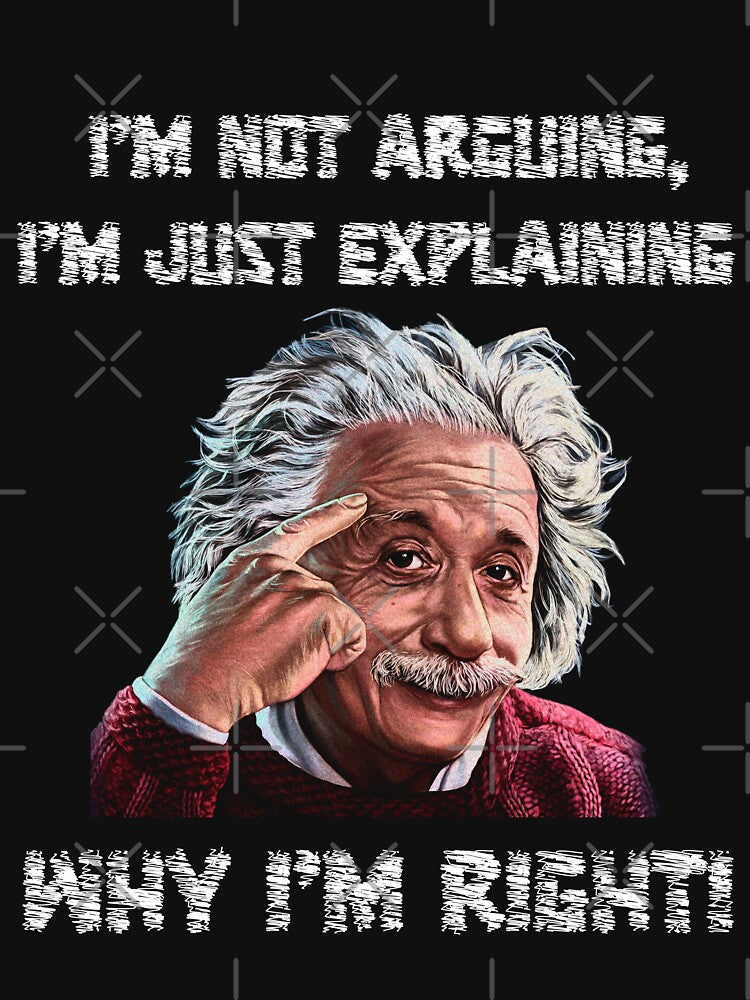 Einstein Quote | Clever Pun | Smart Pun by OrganicLights
