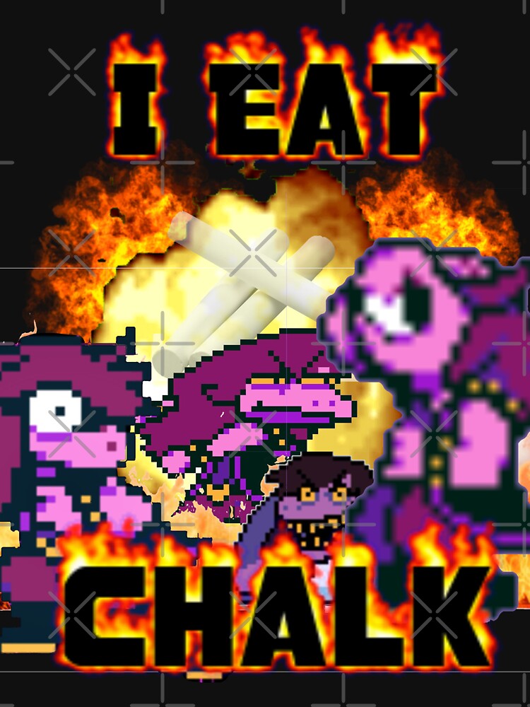 I eat chalk Susie deltarune by staticshops