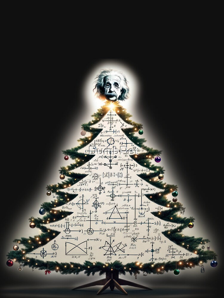 The Relativity of Christmas Cheer - Christmas T-shirt by DumbPet