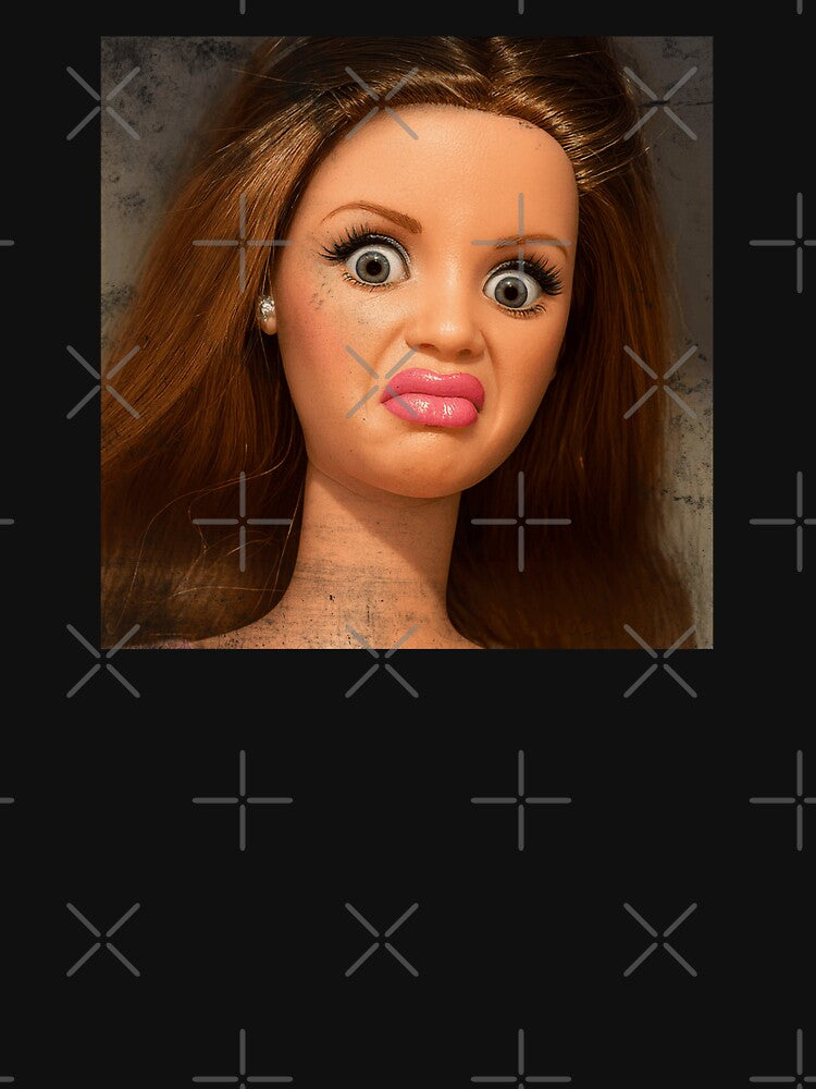 Disgusted Doll Meme Face – Funny Retro Doll Reaction by Alpha Stag