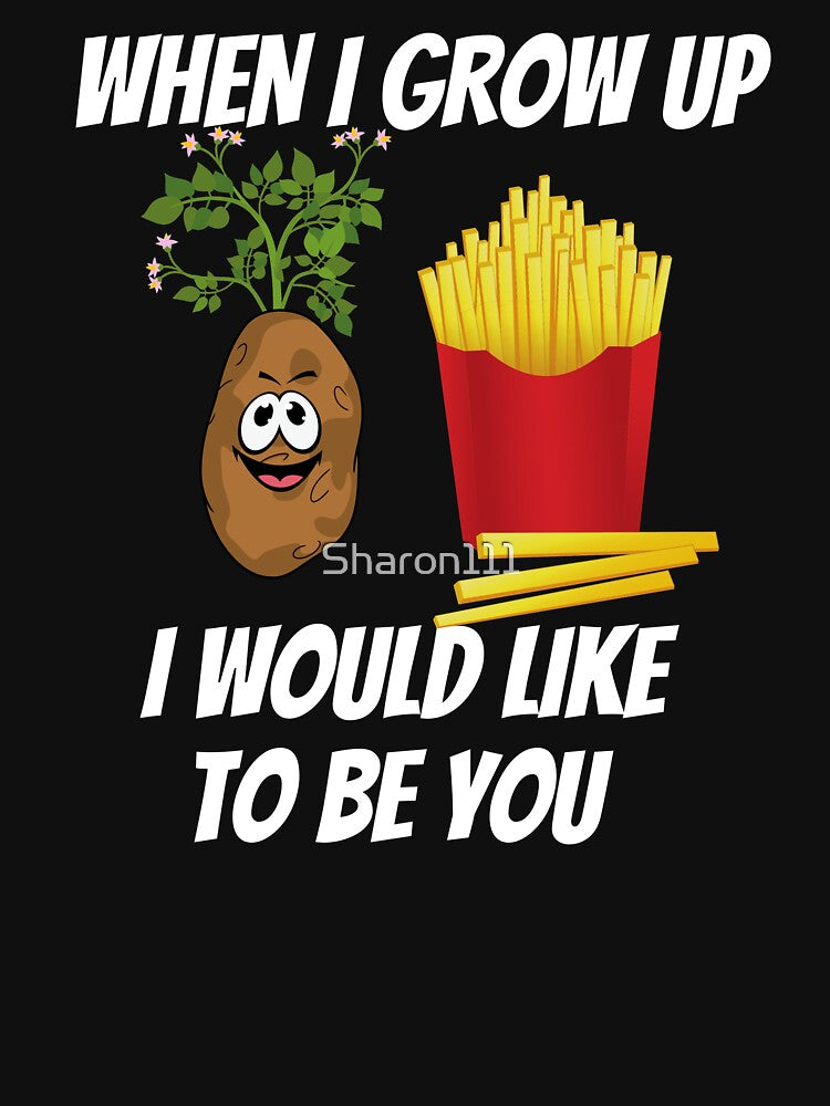 potato,chips food pun by Sharon111