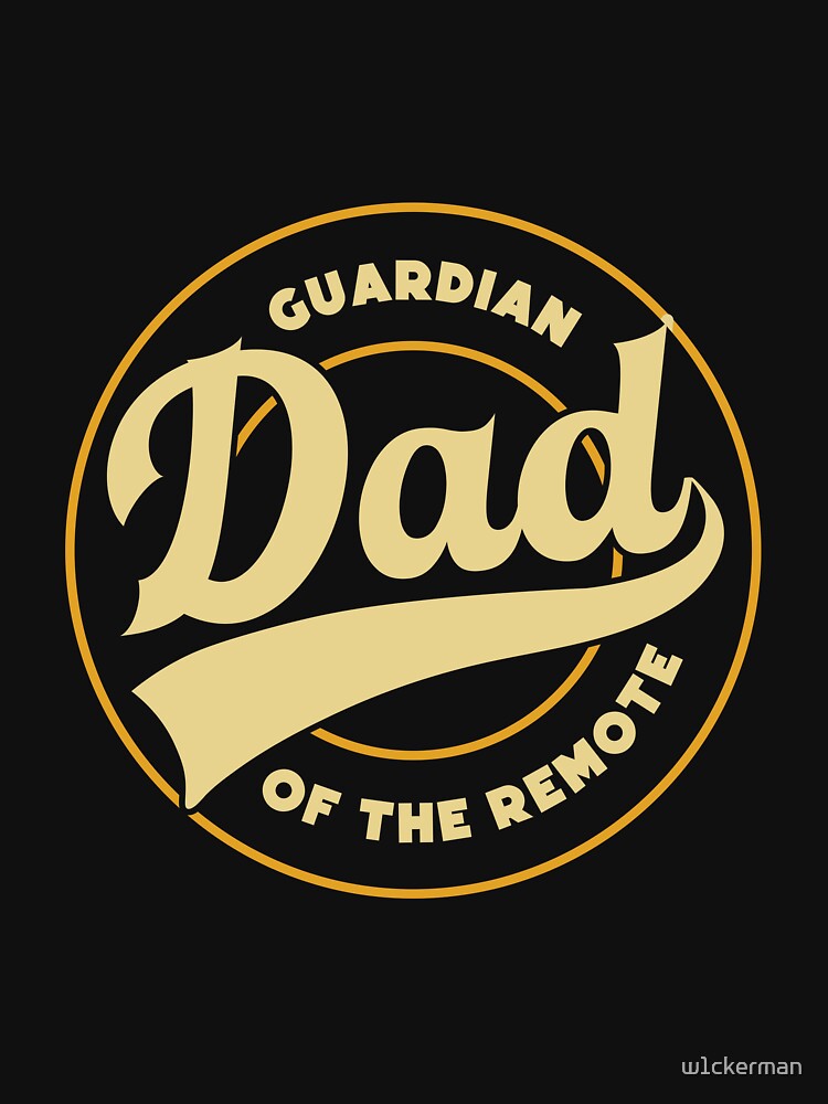 DAD remote control hogger dad jokes funny fathers day papa pops birthday by w1ckerman