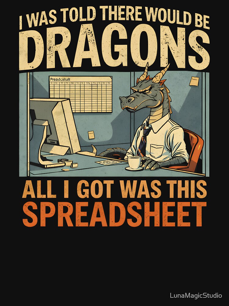 I Was Told There Would Be Dragons Spreadsheet by LunaMagicStudio