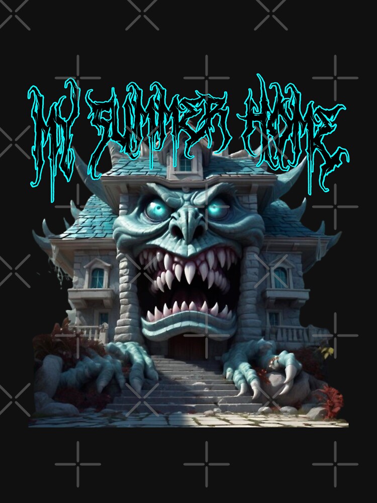 Creepy Scary Funny Monster House "My Summer Home" by EmeraldCauldren