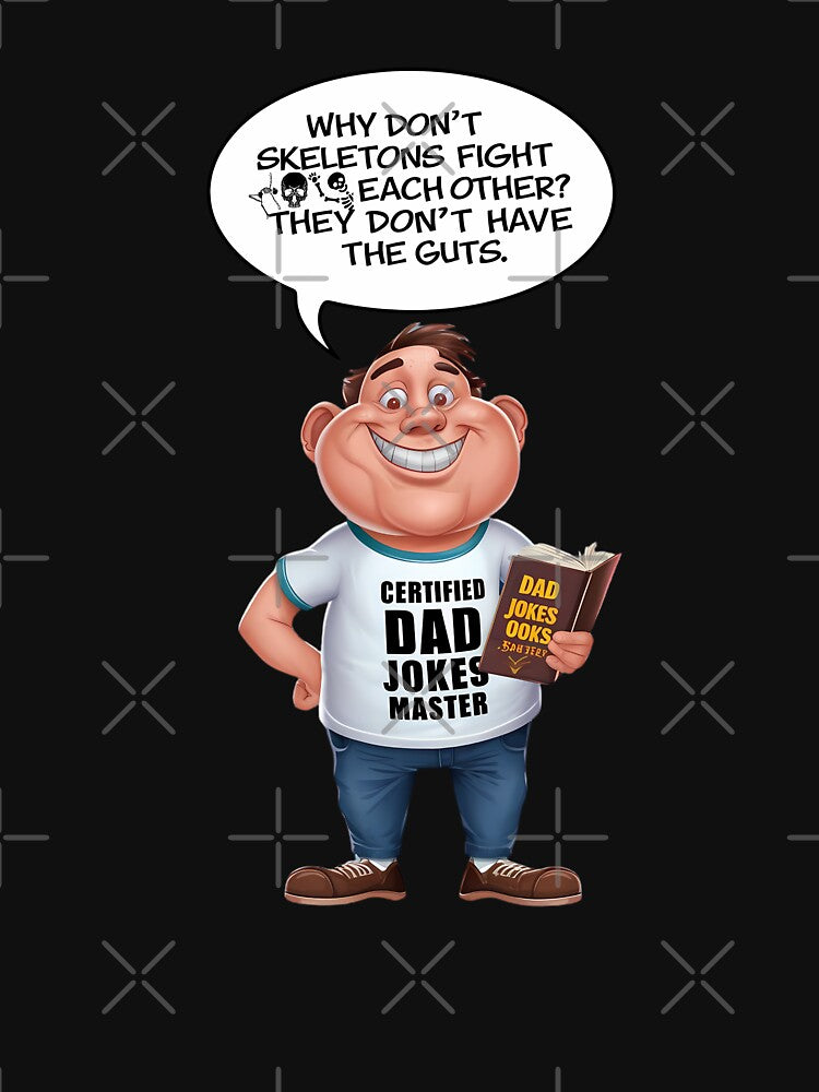 Certified Dad Jokes Master - Funny Dad by Taans-Creation