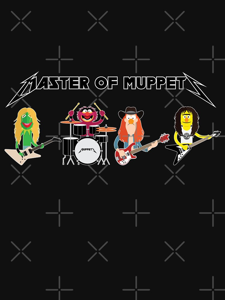 Master of Muppets (horizontal) - Muppets as Metallica Band by babyrockstar