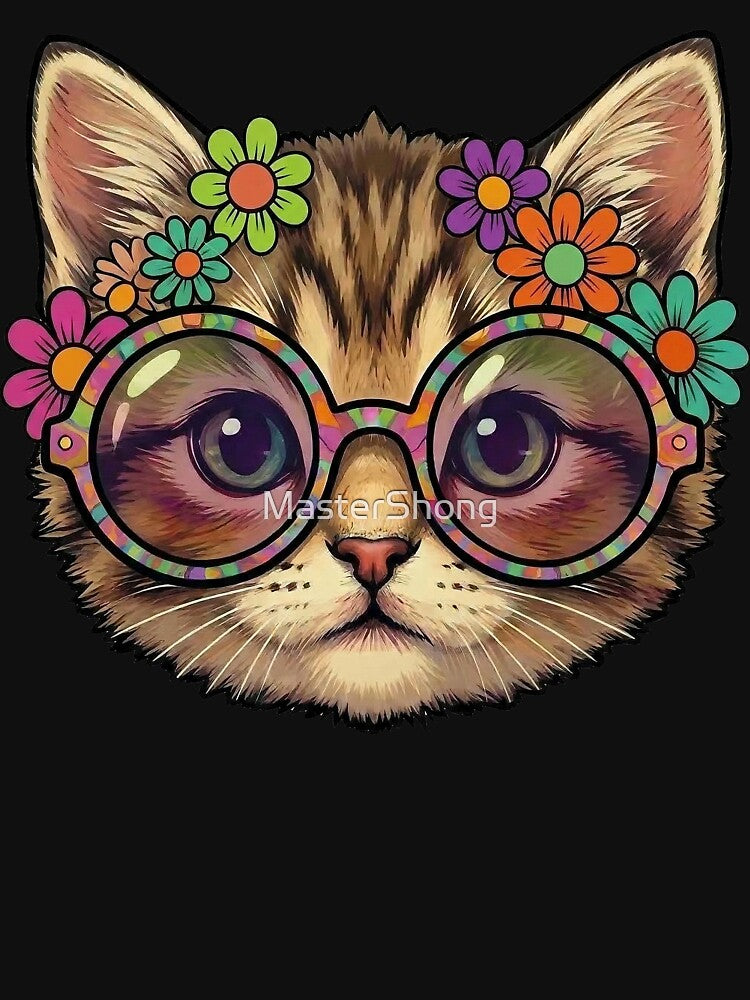 Hippie Kitten Cat by MasterShong