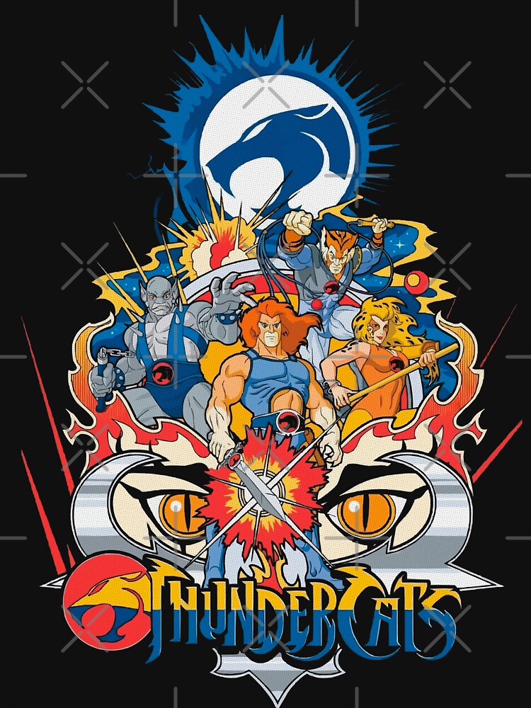 ThunderCats Ho! - Classic 80s Cartoon Action - Retro Team Art by Thogan0416