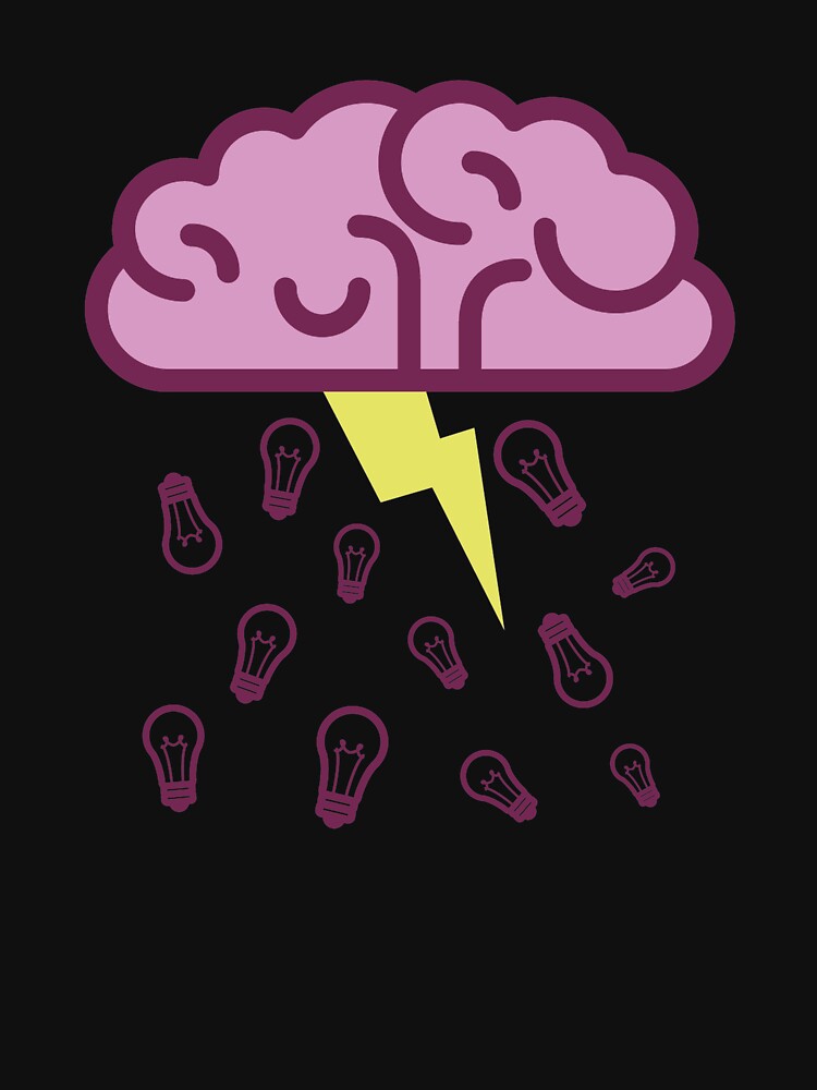 Funny Visual Pun print Brainstorm by jakehughes2015