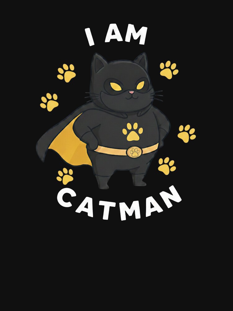 I Am Catman – Cute Superhero Cat Design by TinyJoy Studio