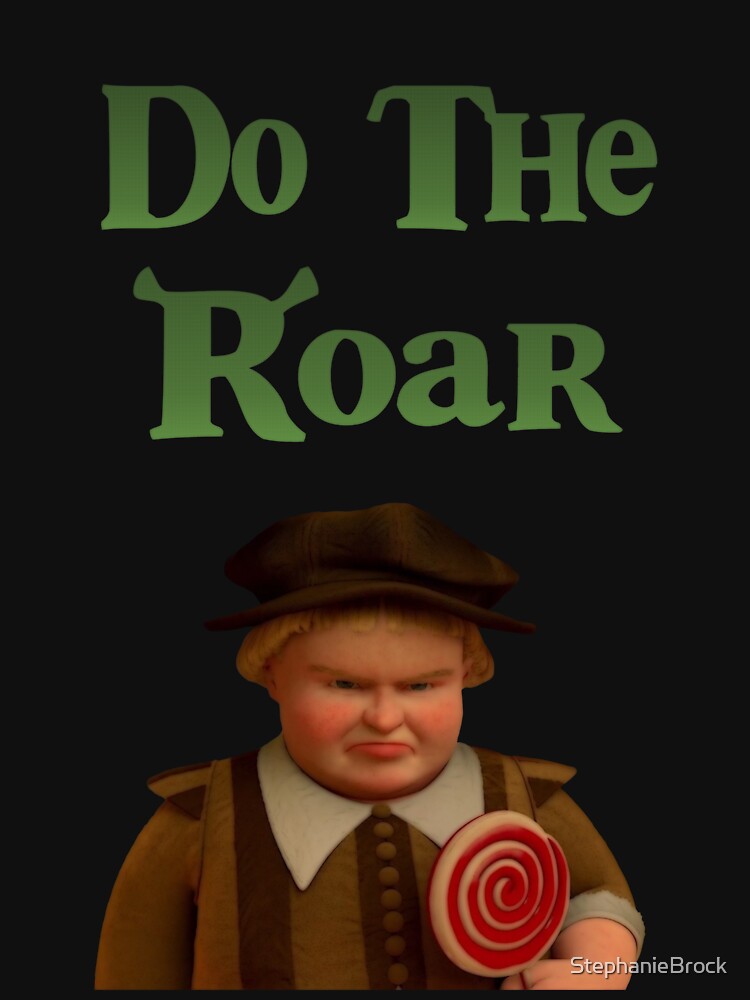 Do The Roar Black Background by StephanieBrock