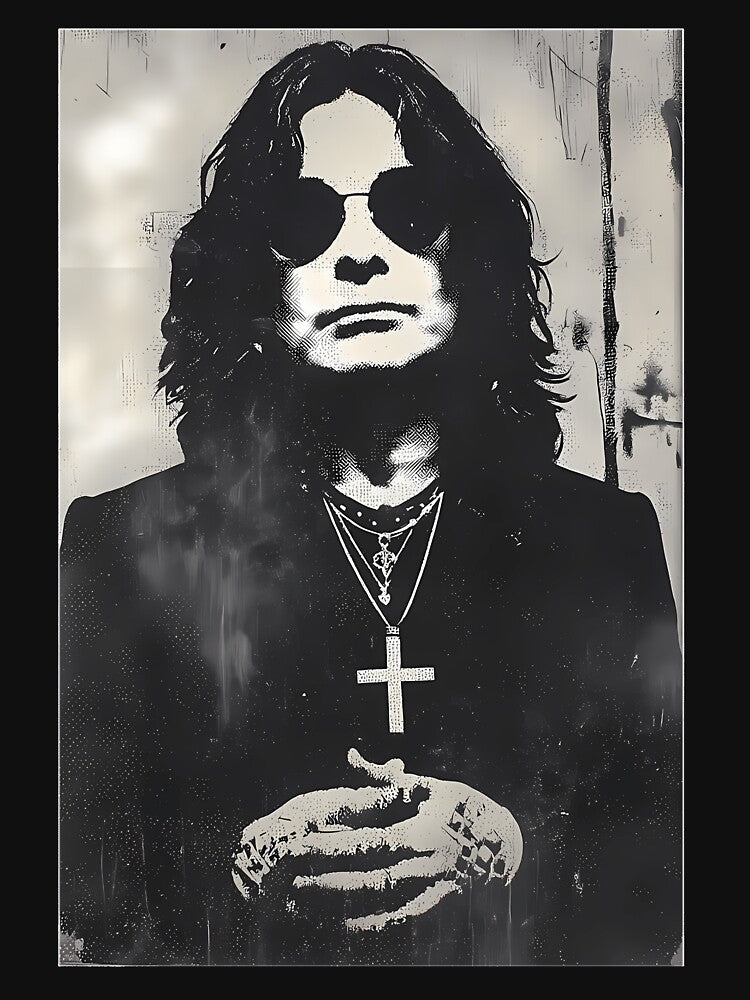 Ozzy Vintage Retro Rest In Peace by JamesHaysa
