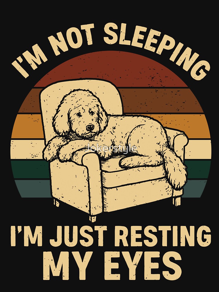 I'm Not Sleeping I'm Just Resting My Eyes Cavoodle Fathers Dad by Jokerstyle