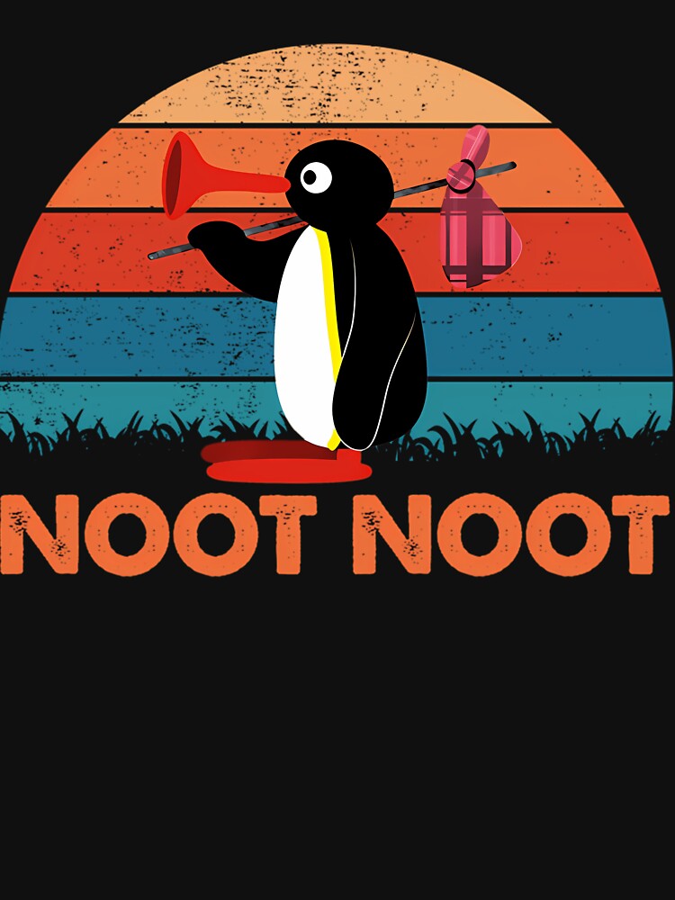 Noot Noot Pingu - Retro Vintage Animal Cute by Vincentertzmann