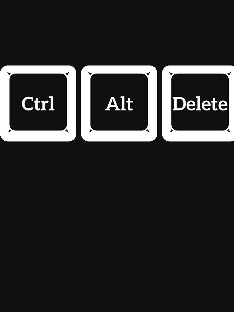 CTRL ALT DELETE funny computer joke by RedYolk