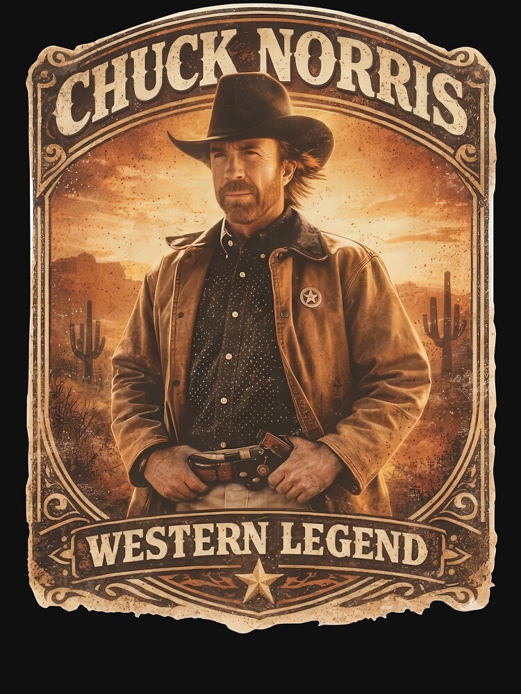 Chuck Norris Western Legend Retro by frazier-made