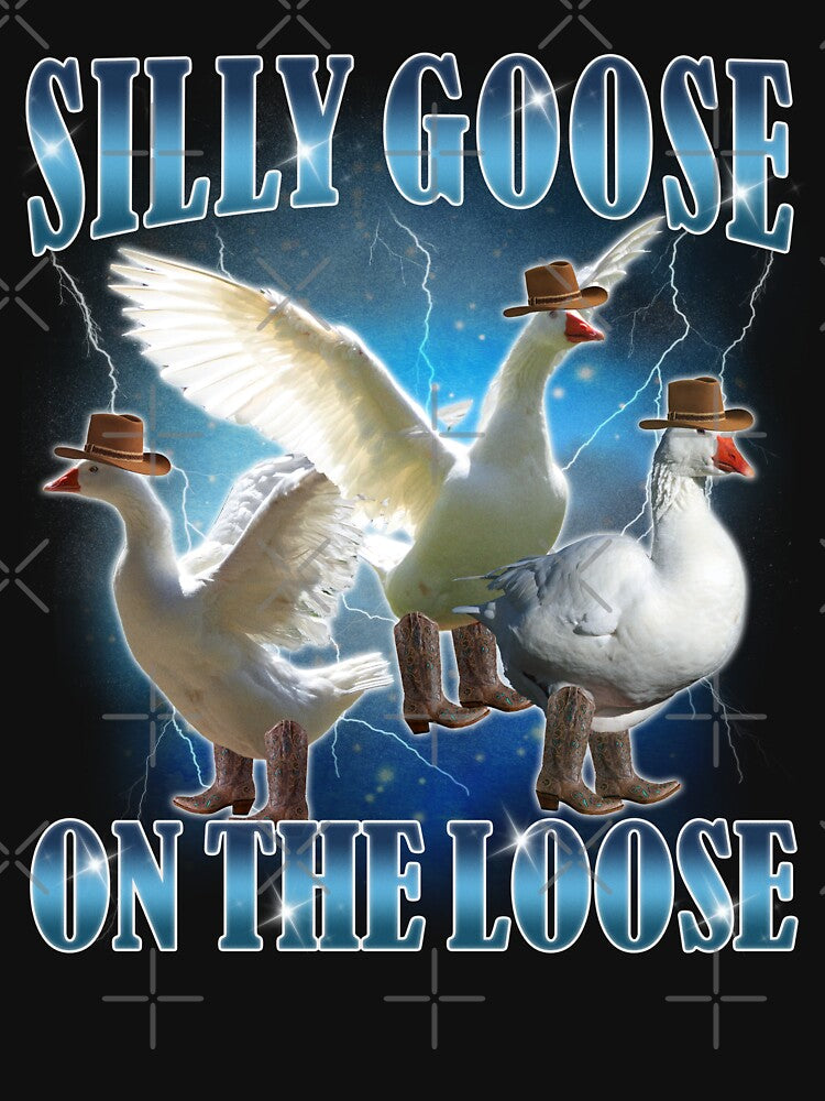 Silly Goose On The Loose Funny Goose Meme by BelkaMd