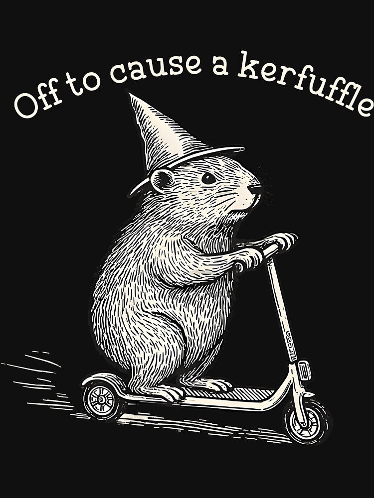Whimsical Capy Wizard Off to Cause A Kerfuffle Meme Capybara by EdnaHorn