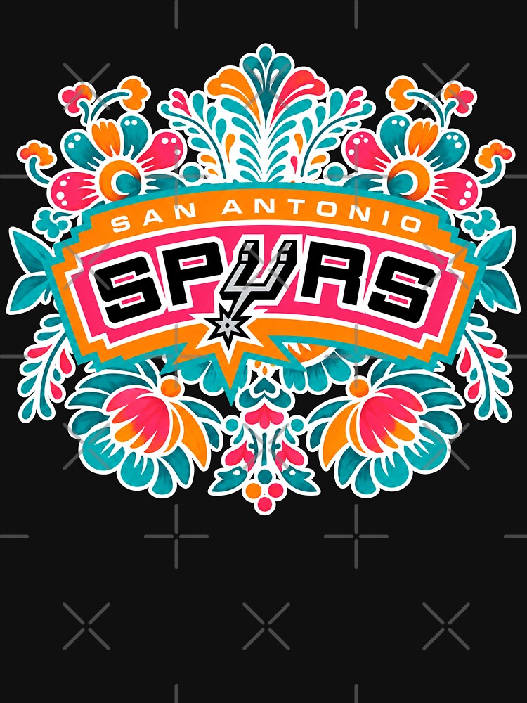 Fiesta Basketball Spirit Floral Retro Design by carlynost12