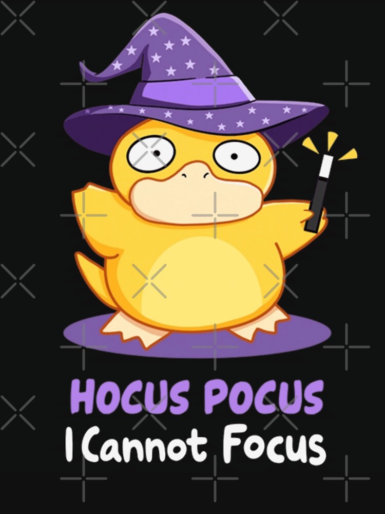Hocus Pocus I Cannot Focus Funny Psyduck Parody by rsenugfreakri