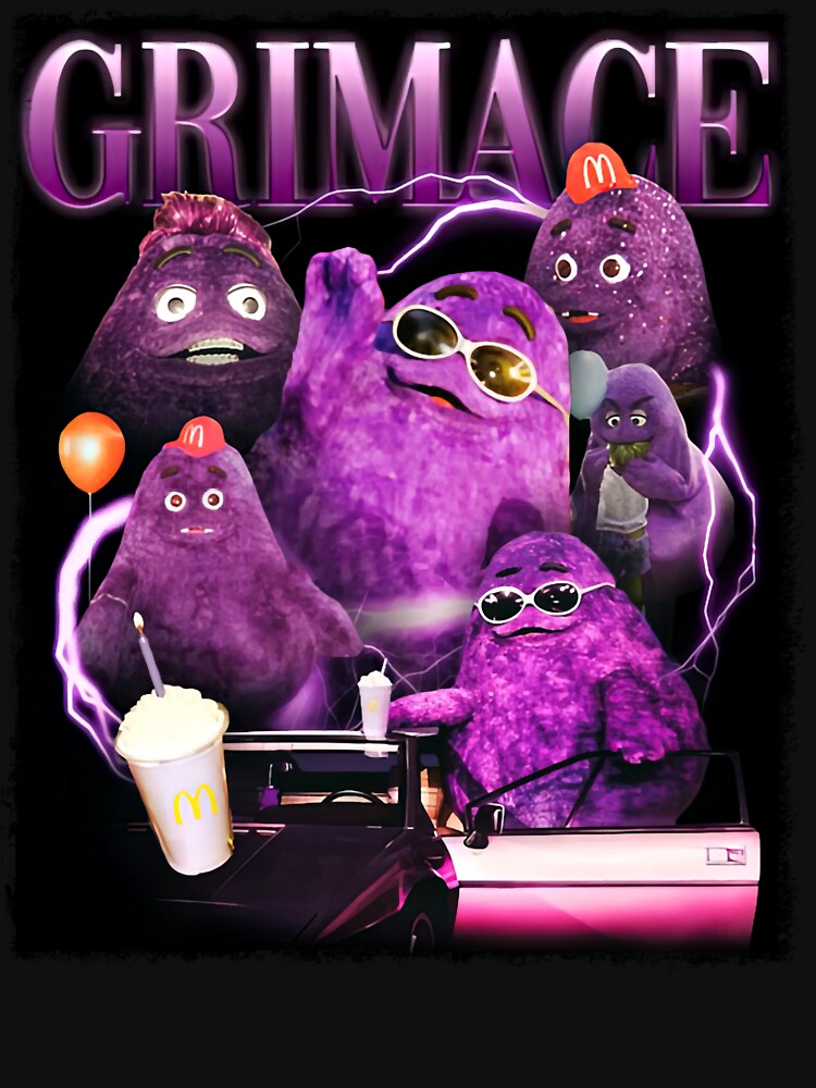 Grimace in 90s, Y2k Style Tribute by EliseTexier47