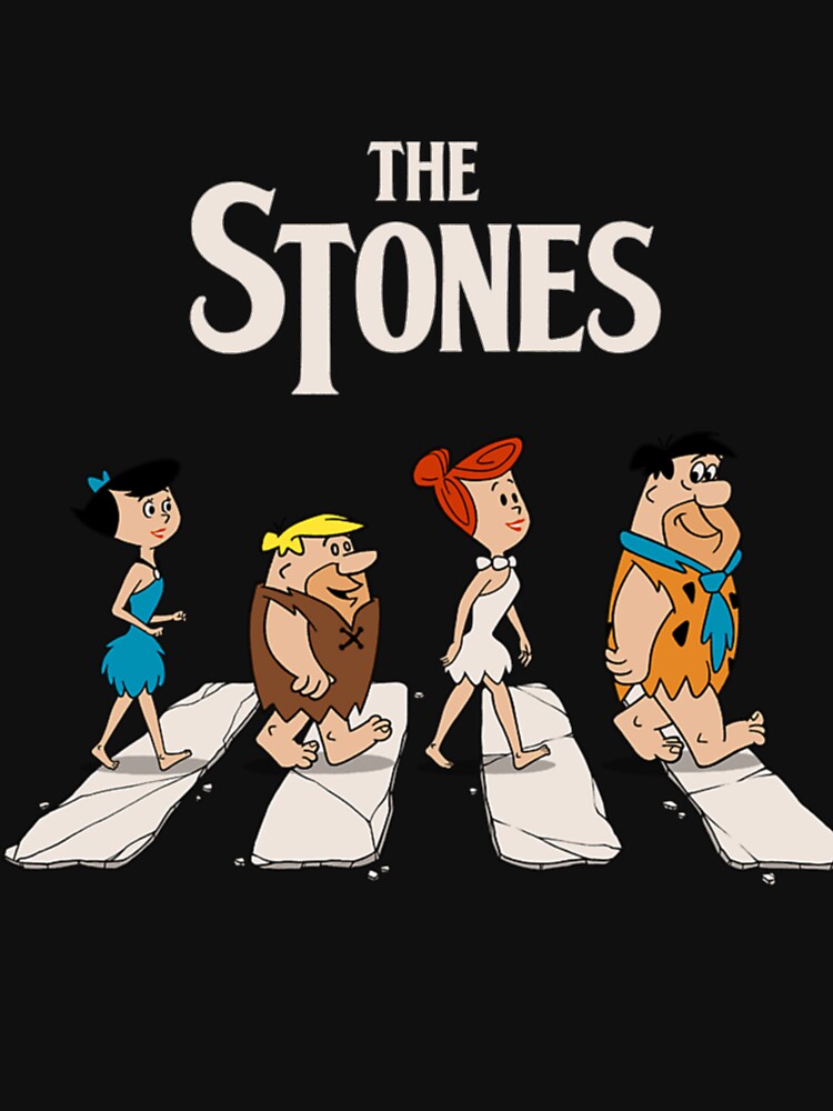 Flintstones Rock Band Poster Design Today Graphic Art by JeanMason51