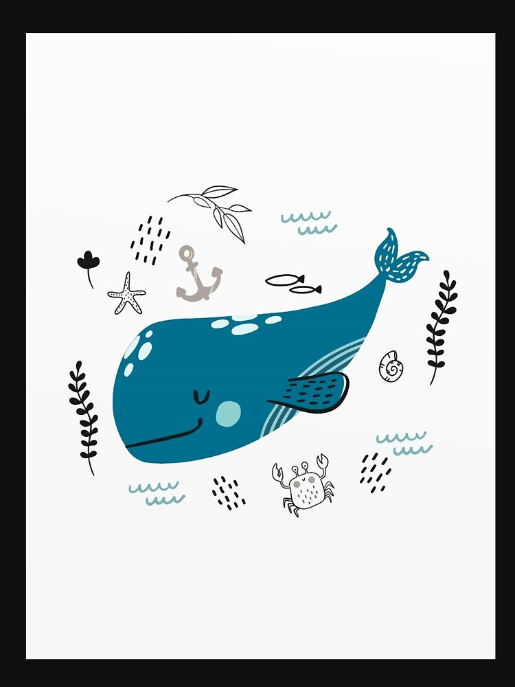 Hand Drawn Whale by GIOAGIFORD