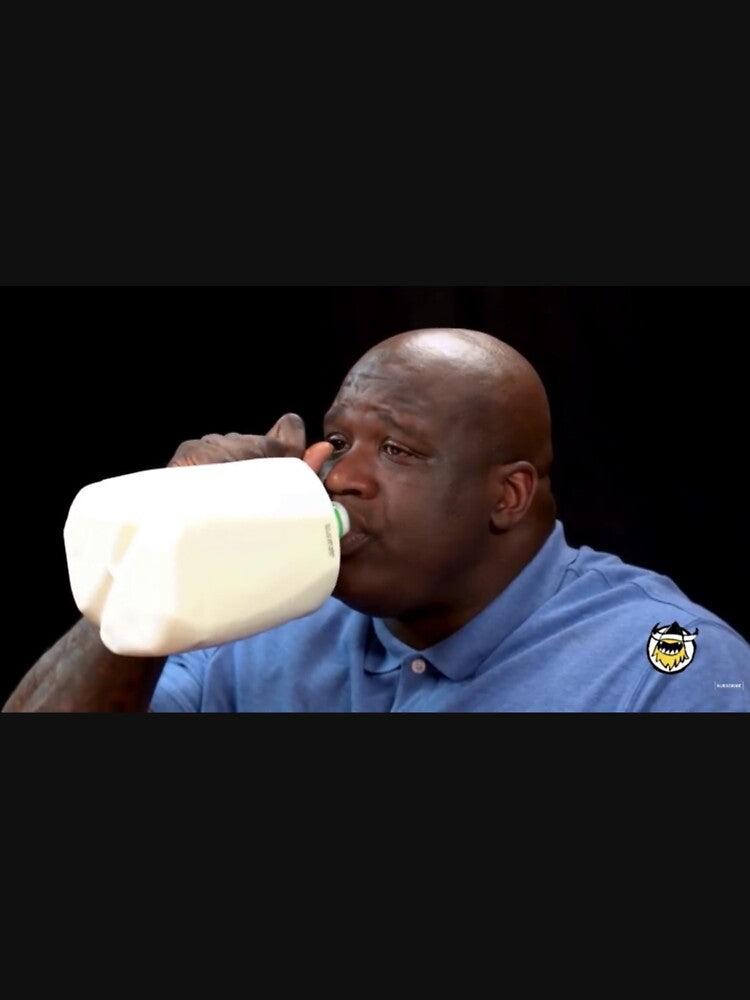 Shaq Drinking Milk by chough83w
