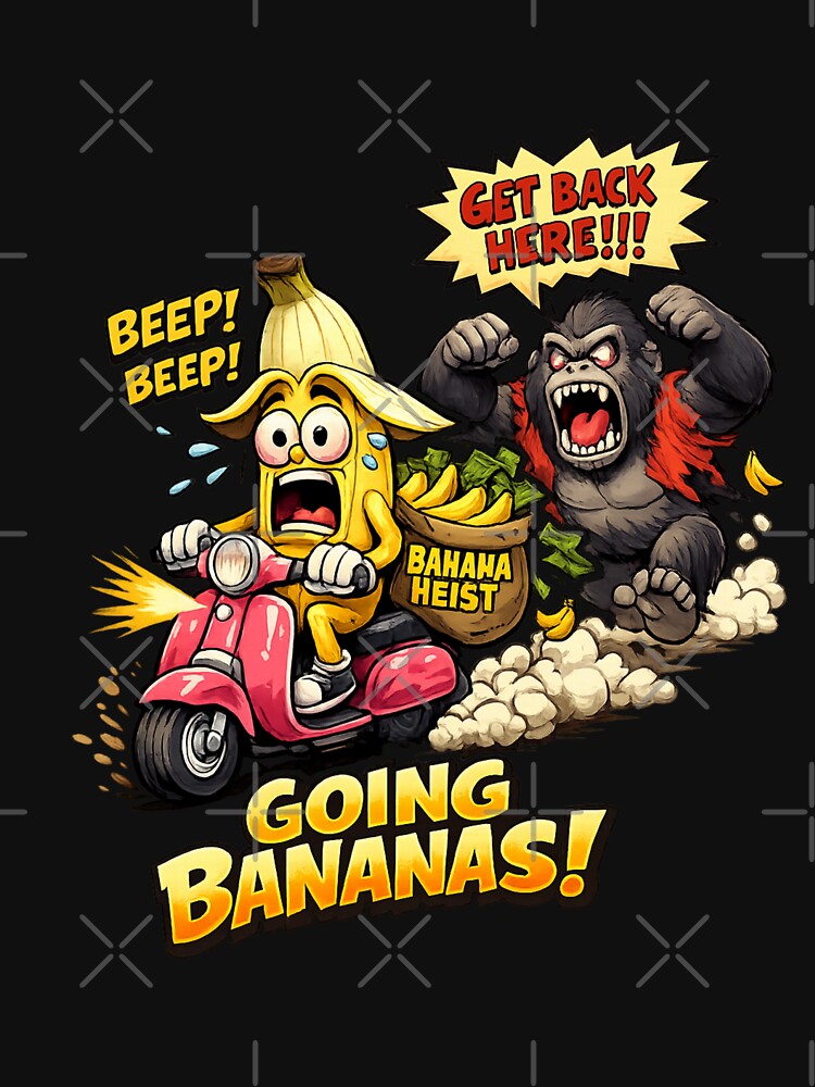 Going Bananas – Funny Banana Chase Cartoon by Tadeusz1